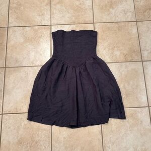 Chic Strapless Black Dress